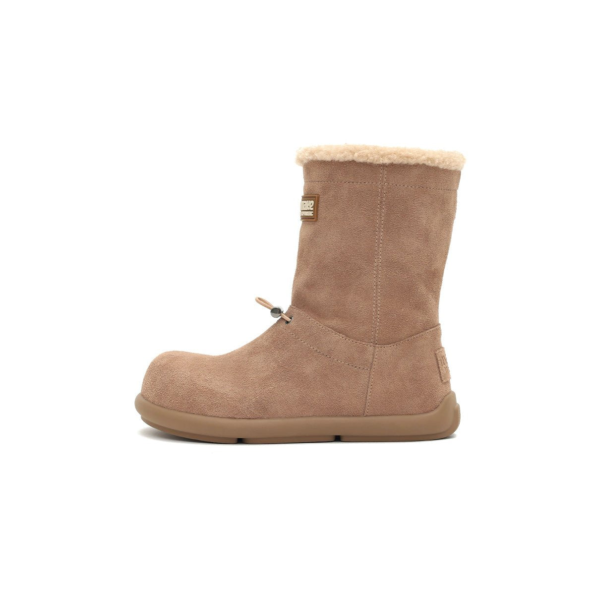 Women’s Suede Mid - Calf Snow Boots – Fleece - Lined Winter Boots