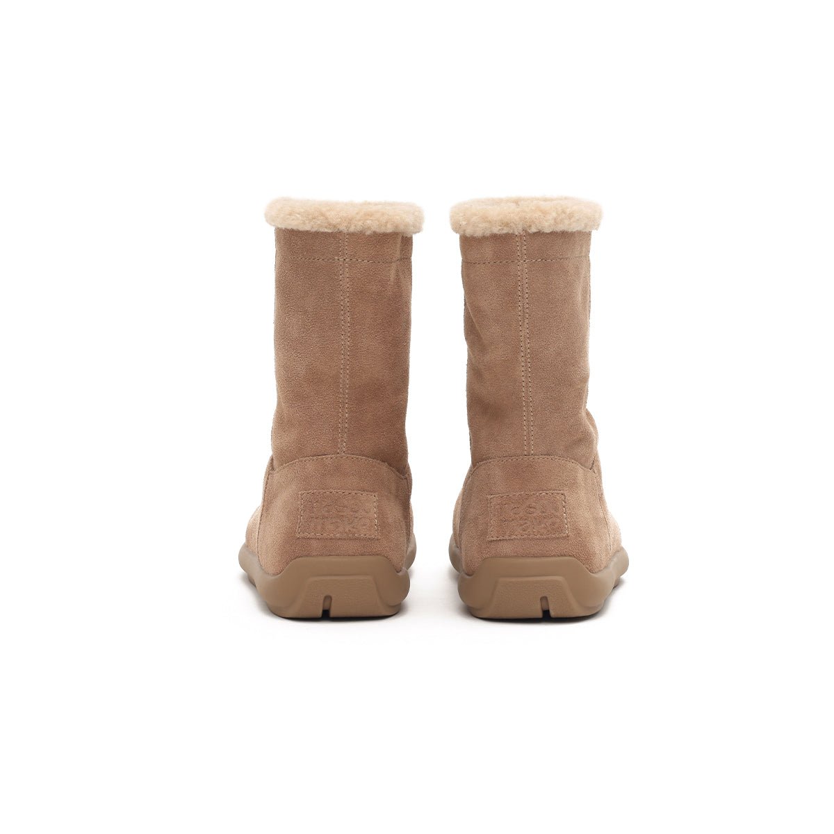Women’s Suede Mid - Calf Snow Boots – Fleece - Lined Winter Boots