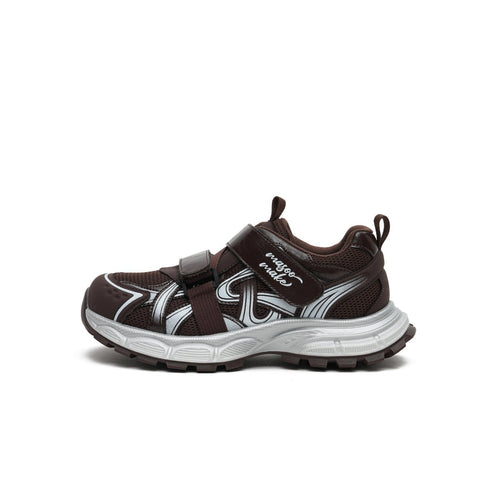 Women's Velcro Mesh Chunky Dad Sneakers – Y2K Platform Trail Shoes