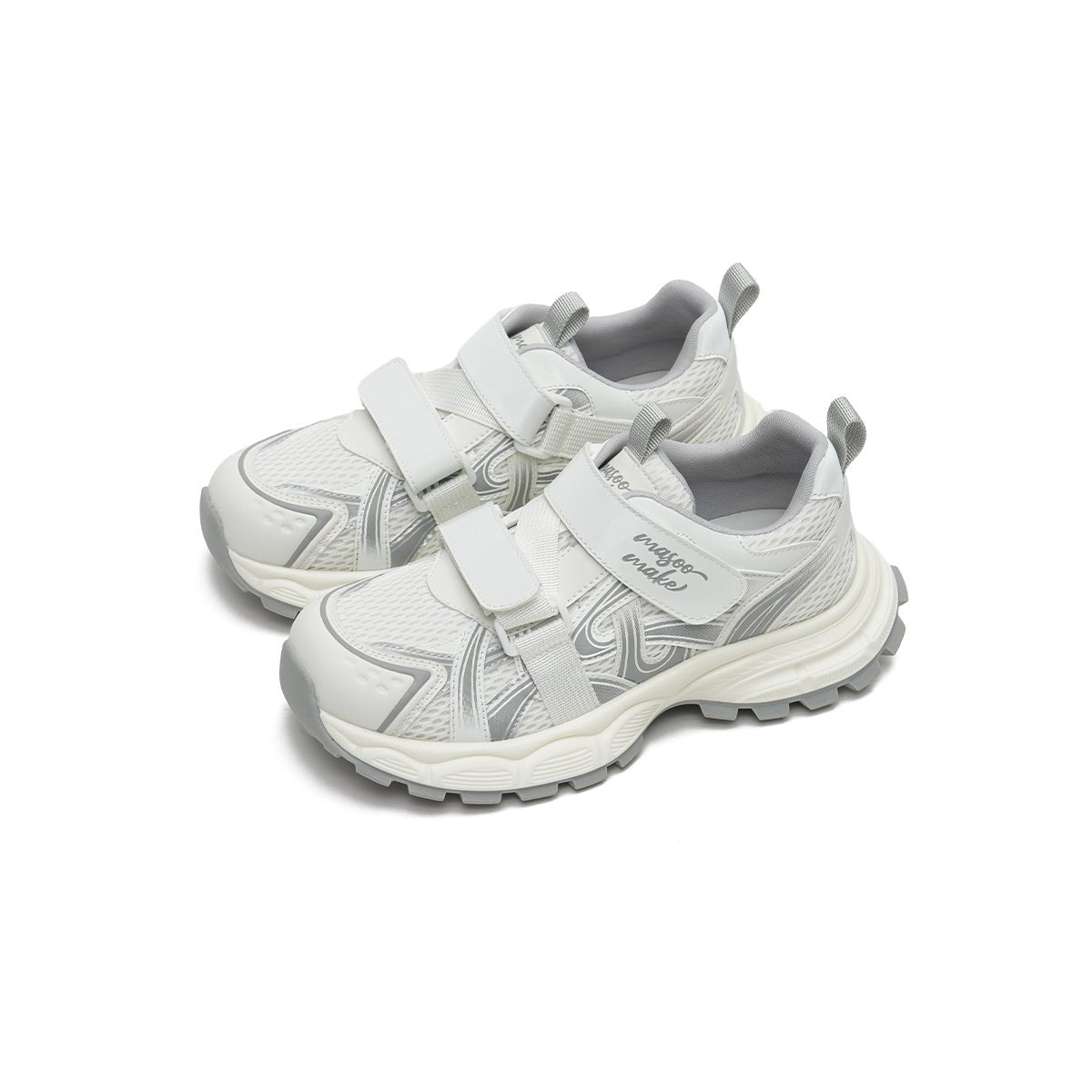 Women's Velcro Mesh Chunky Dad Sneakers – Y2K Platform Trail Shoes