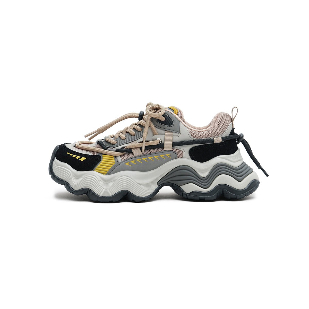 Women's Wave Platform Sports Sneakers – Breathable Chunky Trainers