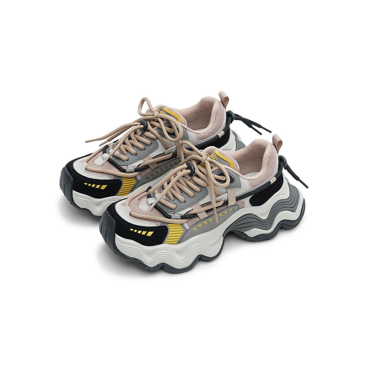 Women's Wave Platform Sports Sneakers – Breathable Chunky Trainers