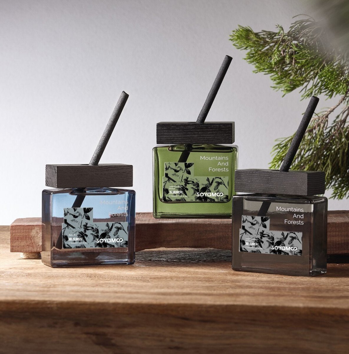 Zen Tea Valley Forest Square Reed Diffuser – 100ml