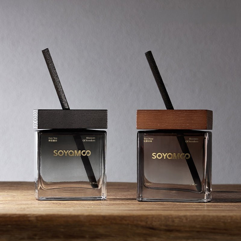 Zen Tea Valley Wilderness Square Glass Reed Diffuser – 150ml