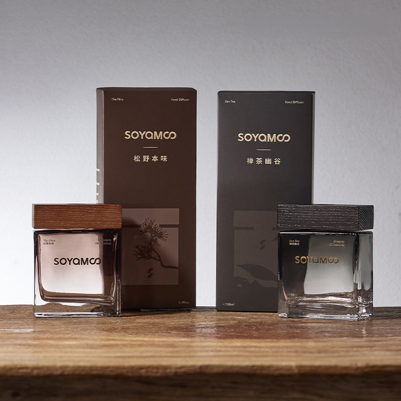 Zen Tea Valley Wilderness Reed Diffuser 150ml | Square Glass Luxury ...