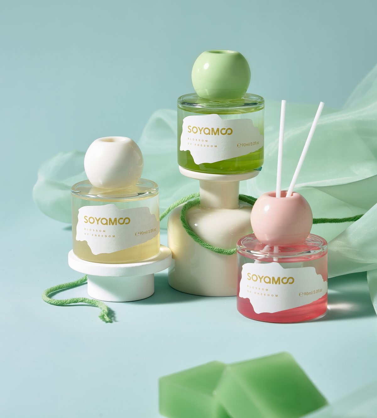 Zen Wood & Tea Scent Boutique Reed Diffuser – 90ml