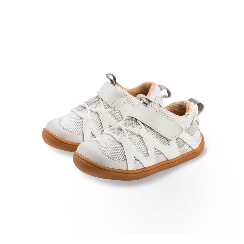 zigzag breathable soft sole walking shoes for toddlers all white 2