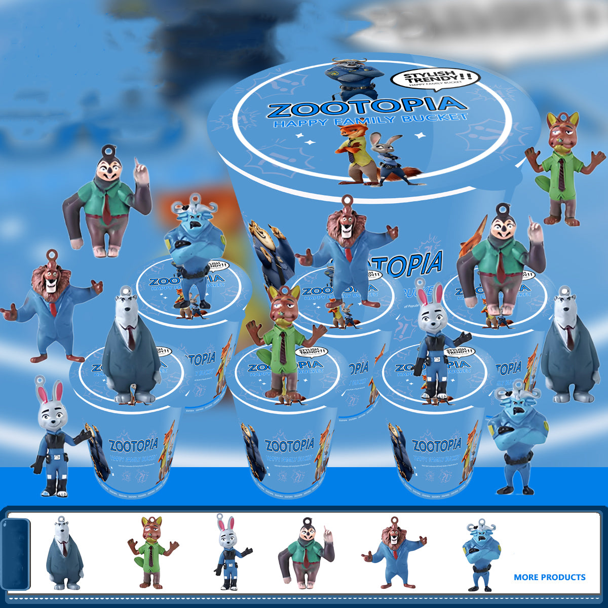 Zootopia Family Deluxe Mystery Bucket A3 Edition