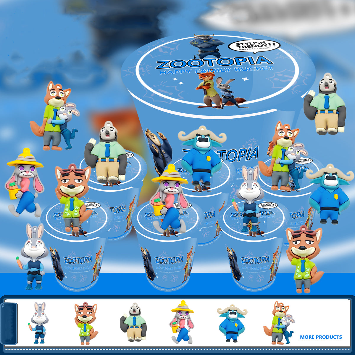 Zootopia Family Keepsake Mystery Bucket A2 Edition