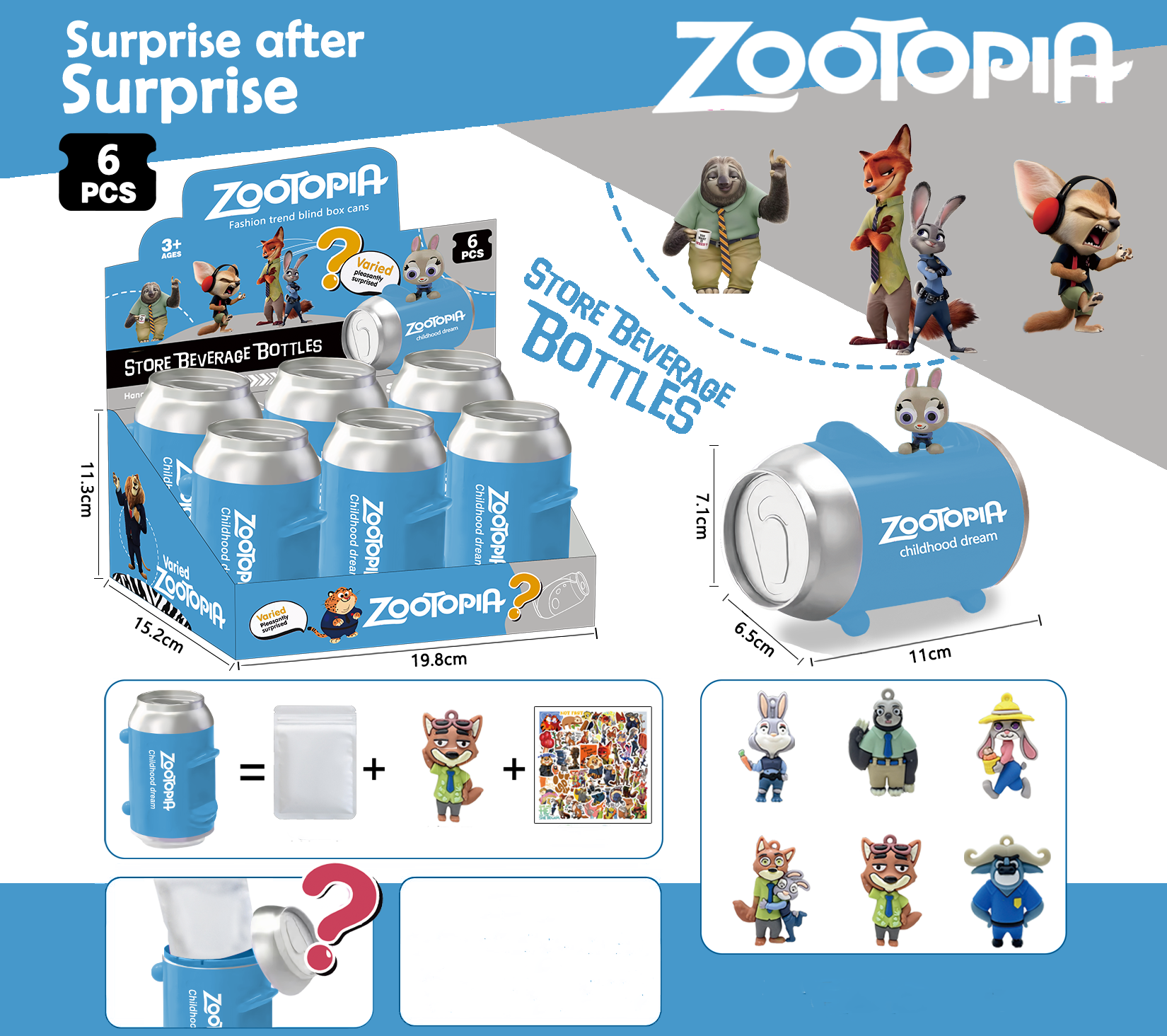 Zootopia Mystery Can Collector’s Vault Surprise Capsule Edition
