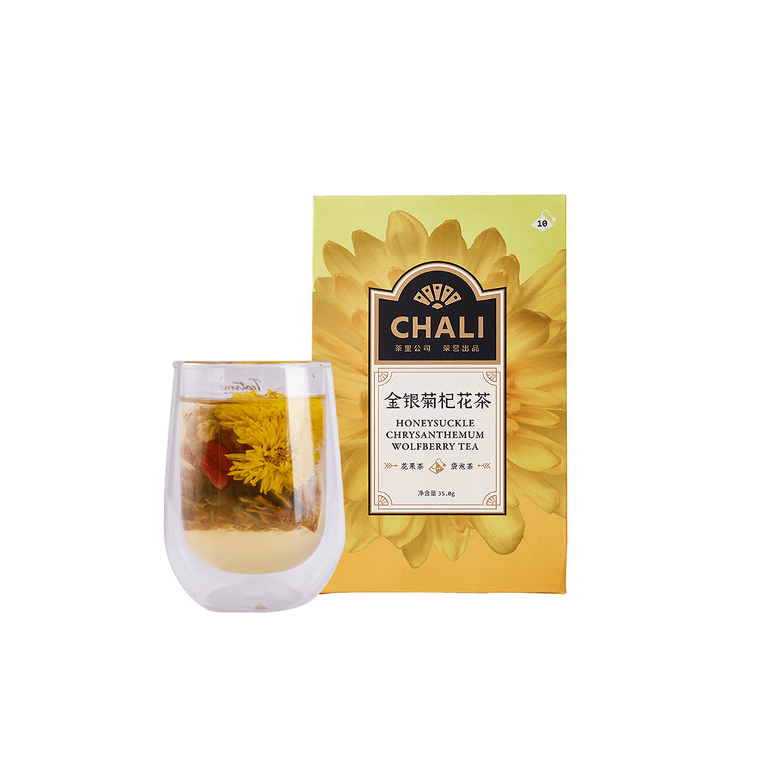 Honeysuckle Chrysanthemum Wolfberry Tea 35g (10 Tea Bags)