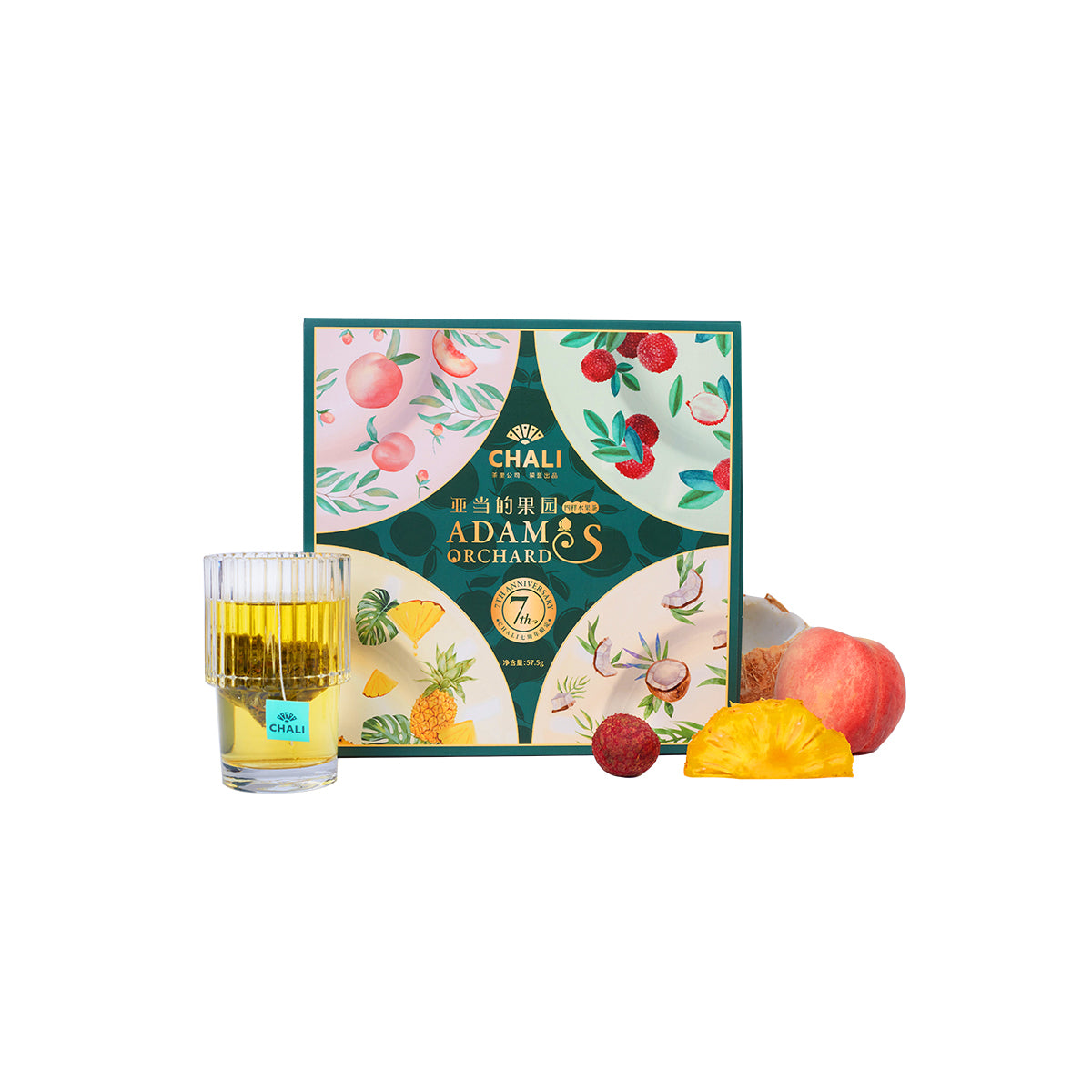 Adam's Orchard 4 Flavoured Fruit Tea Pack 57.5g (20 Tea Bags)