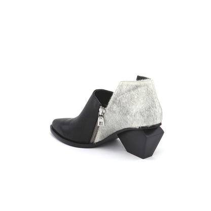 Wild Touch Silver Leather Boots
