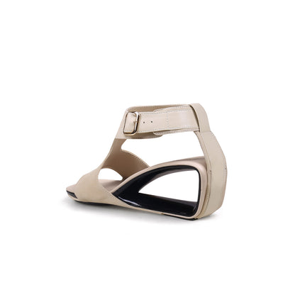 Ana Apricot Buckle Sandals