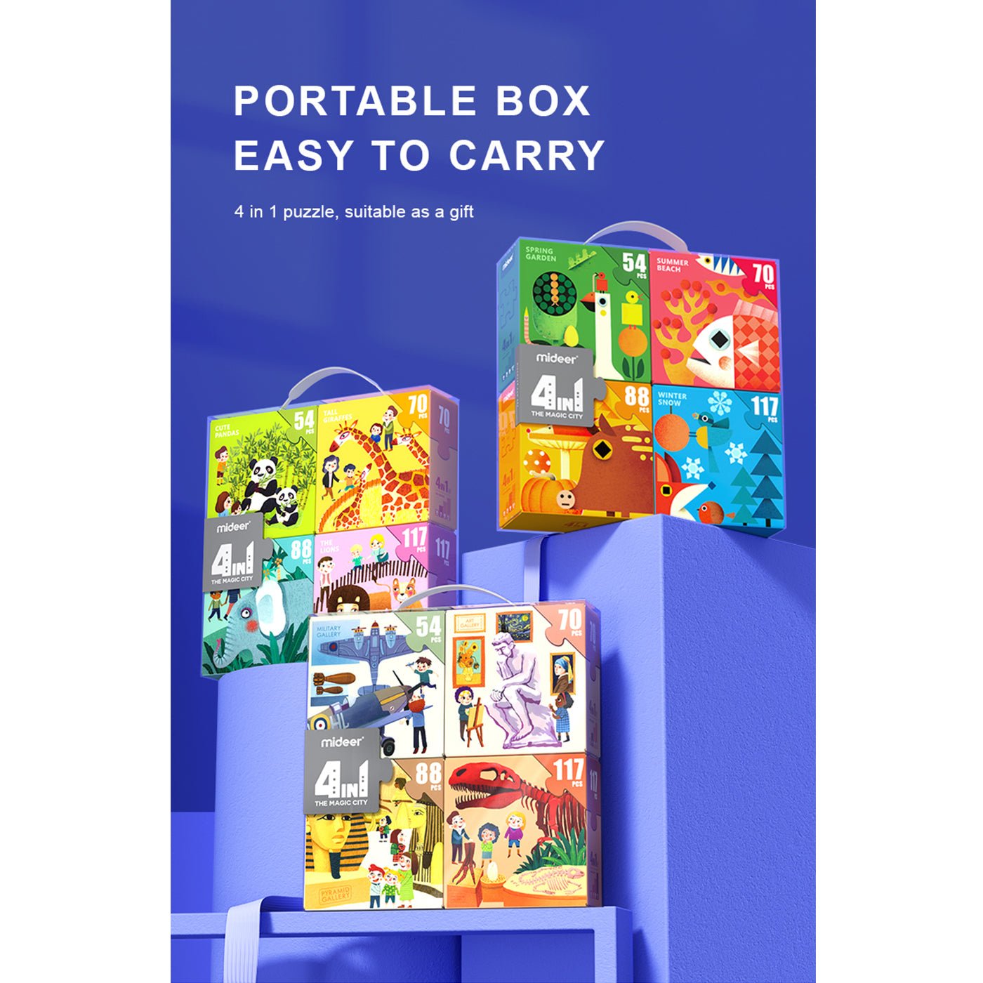 4 In 1 My Visit To The Museum Puzzle Set 329pcs   0cm