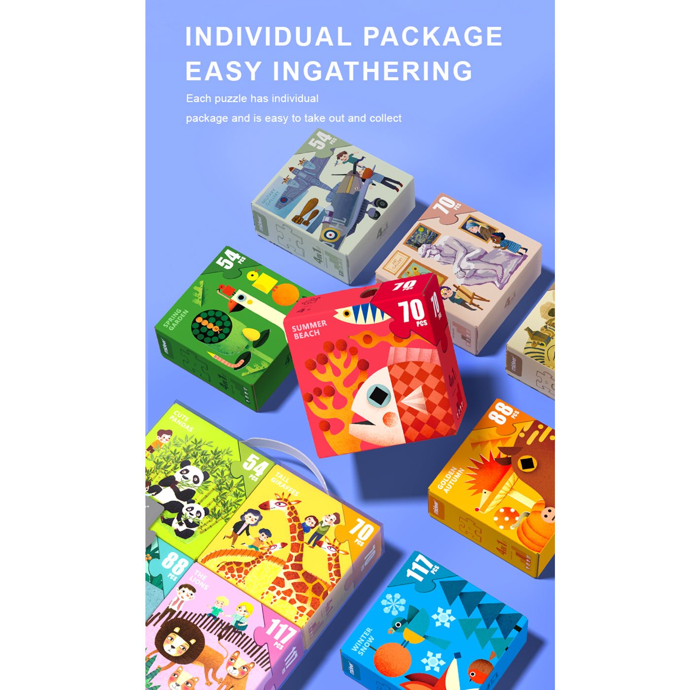 4 In 1 My Visit To The Zoo Puzzle Set 329pcs - 0cm