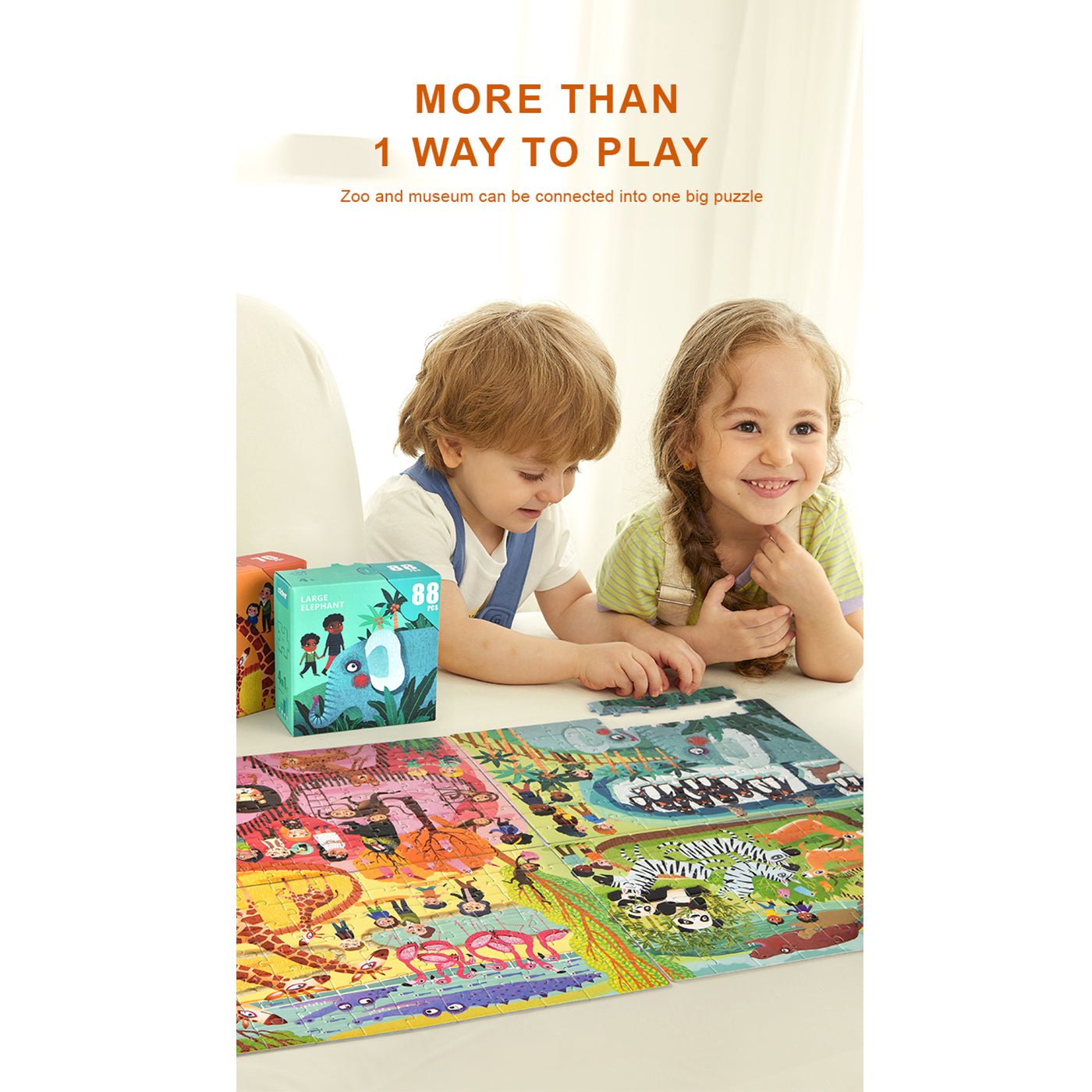 4 In 1 The Magic City Puzzle Set 329pcs   0cm