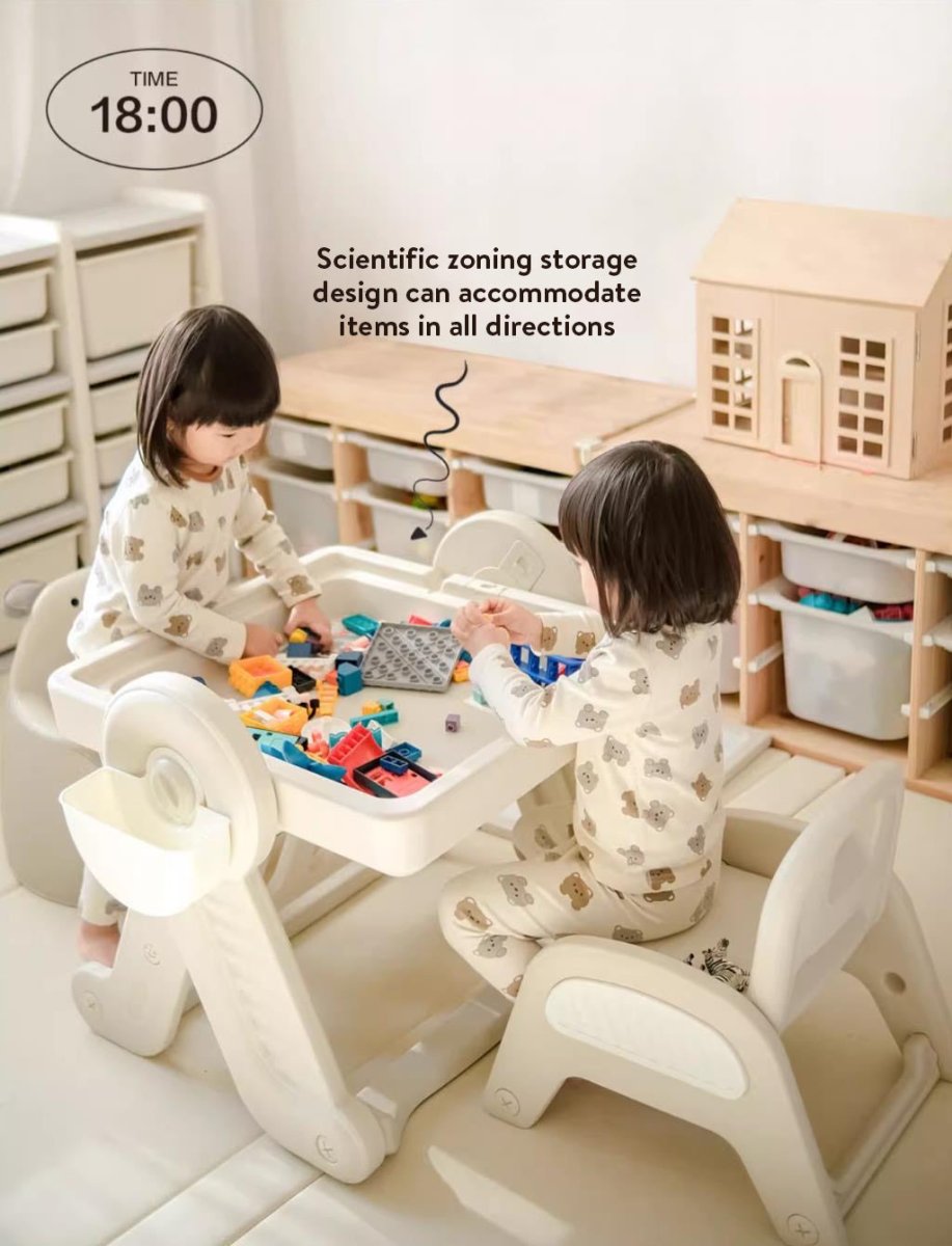 8 In 1 Artist Early Education Building Block Table & Chair Set   0cm