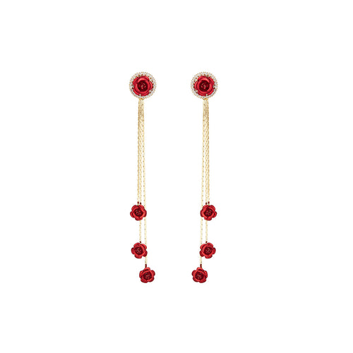My Rosary Red Earrings