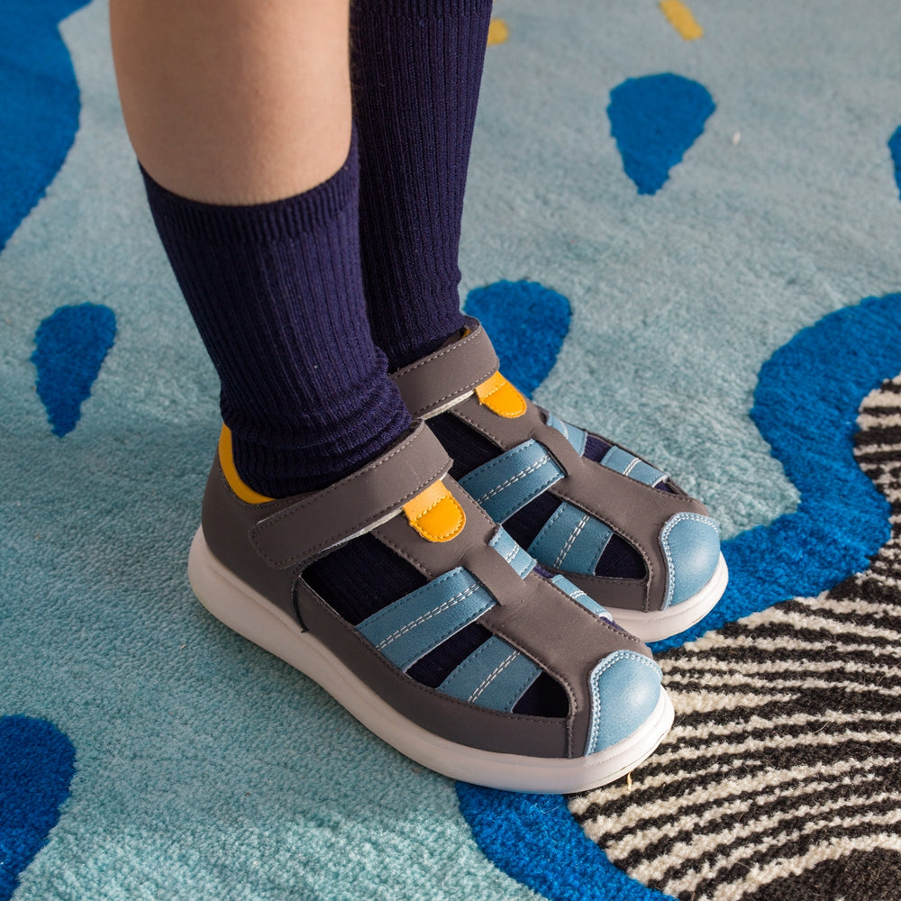 Breeze In Extra Lightweight Anti-slip Kids Grey Sandals