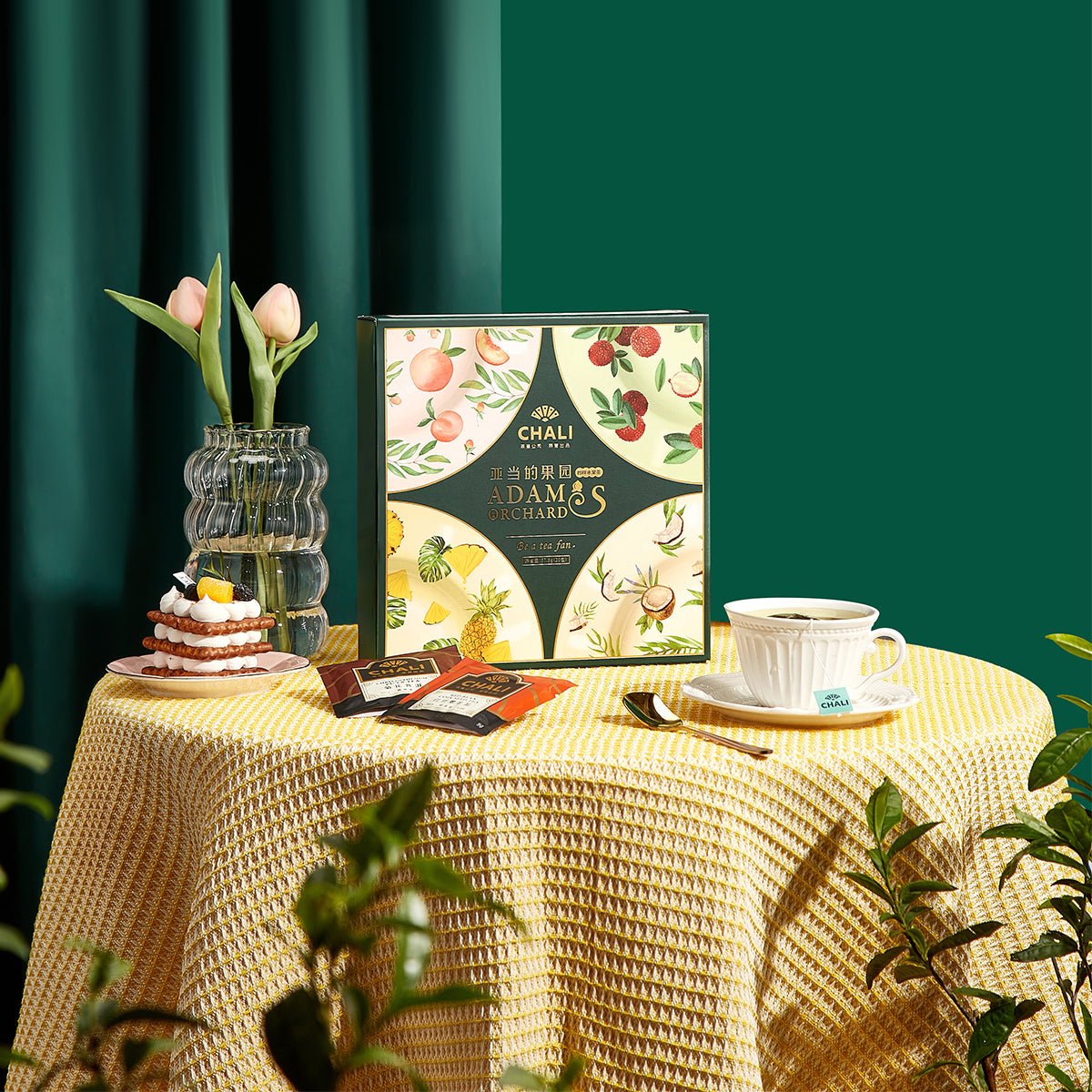 Adam's Orchard 4 Flavoured Fruit Tea Pack 57.5g (20 Tea Bags)   0cm