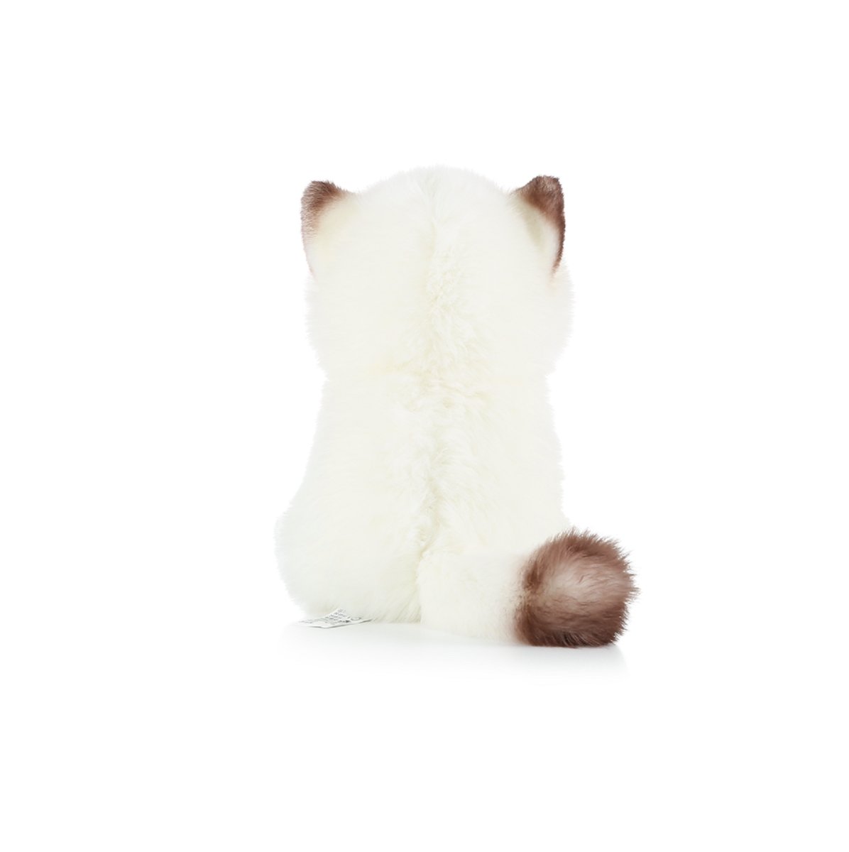 Adorable Lifelike White Siamese Cat Plush Toy   0cm