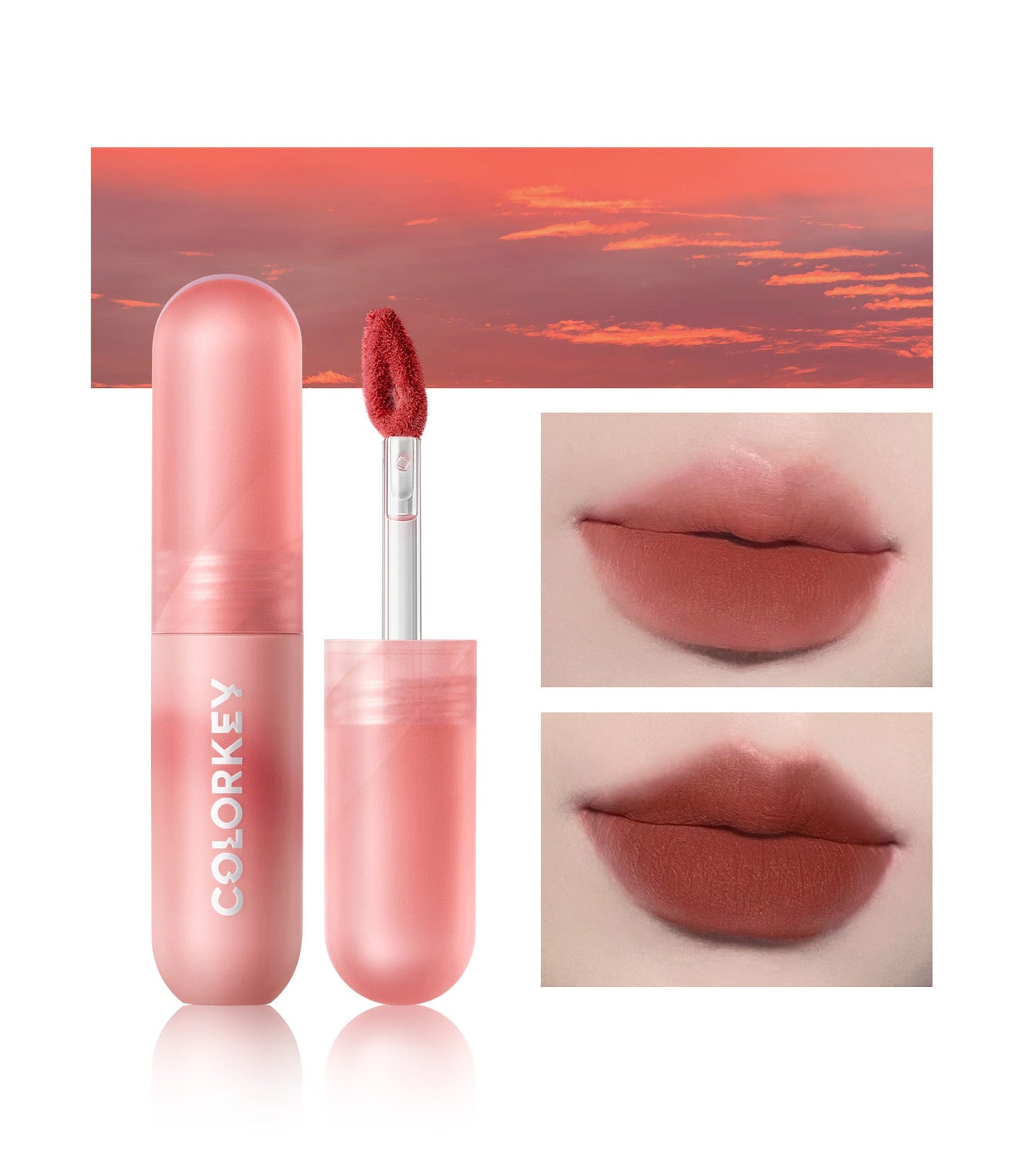 Airy Lip Gloss Mousse Series Matte Lip Mud 608   0cm