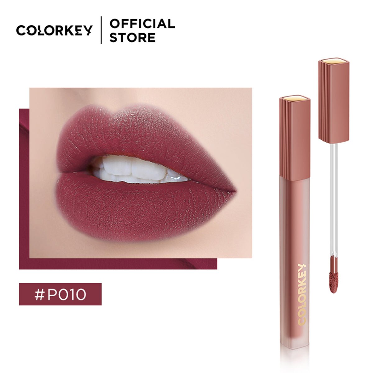 Airy Lip Gloss Super Matte Series P010 Pink   0cm