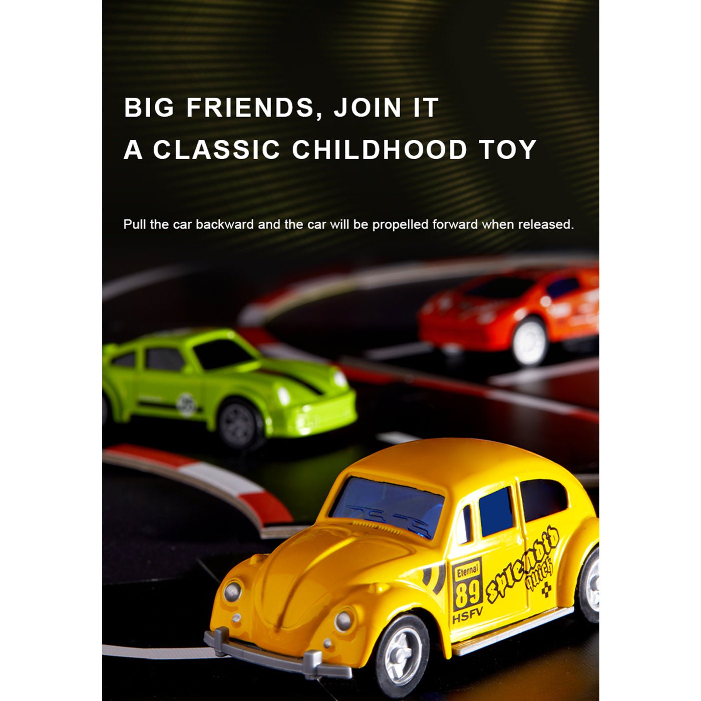 Alloy Classic Pullback Racing Cars 50pcs   0cm