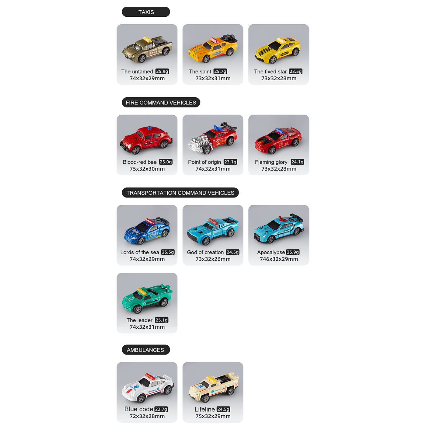 Alloy Classic Pullback Racing Cars 50pcs - 0cm