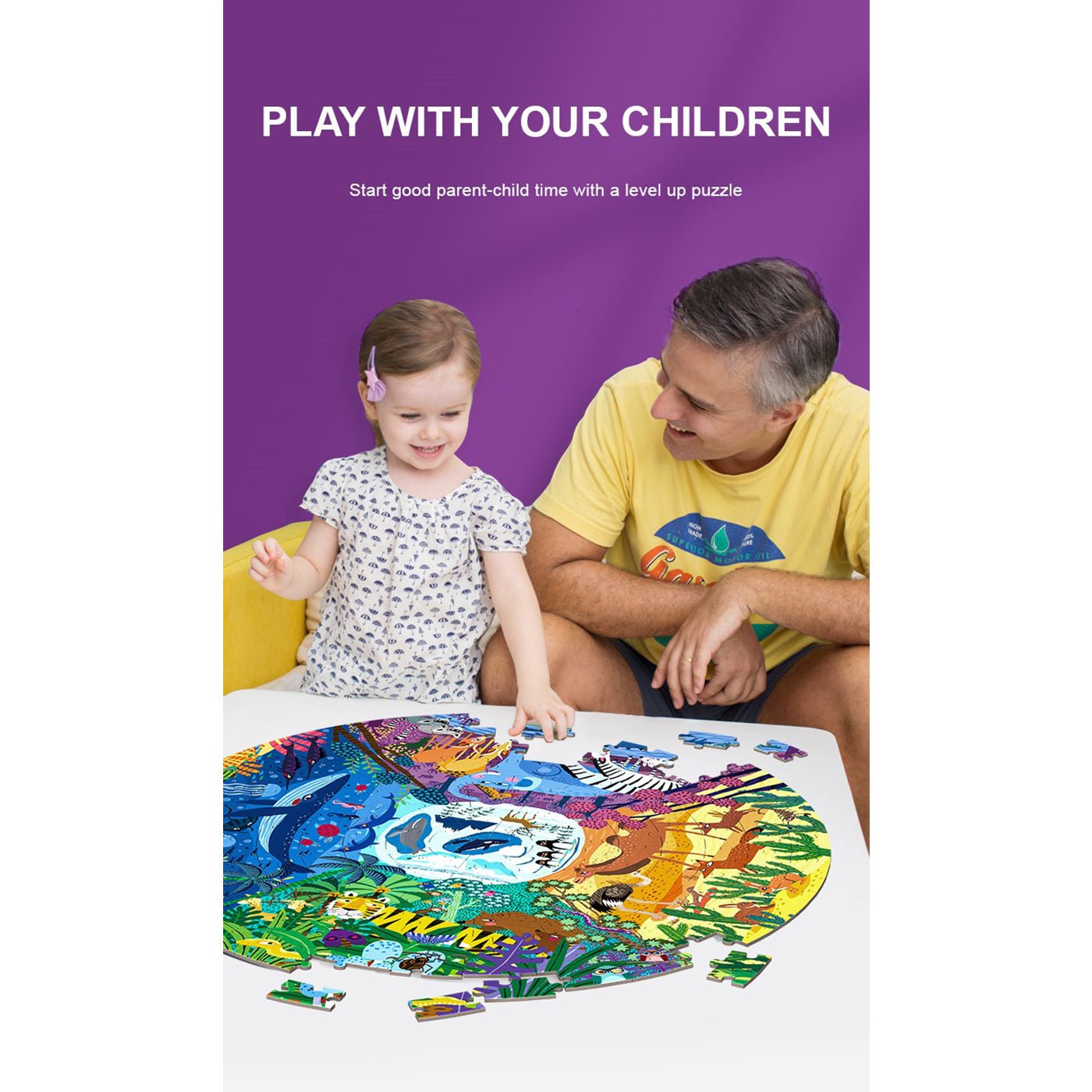 Animals Around The World 150pcs Puzzle Gift Box - 0cm