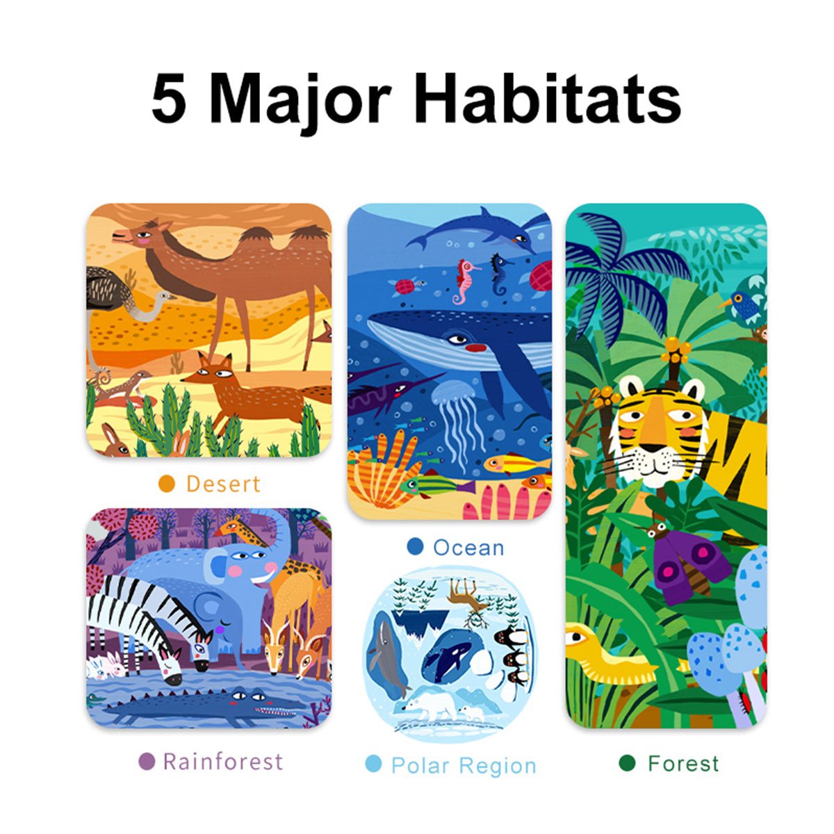 Animals Around The World 150pcs Puzzle Gift Box   0cm