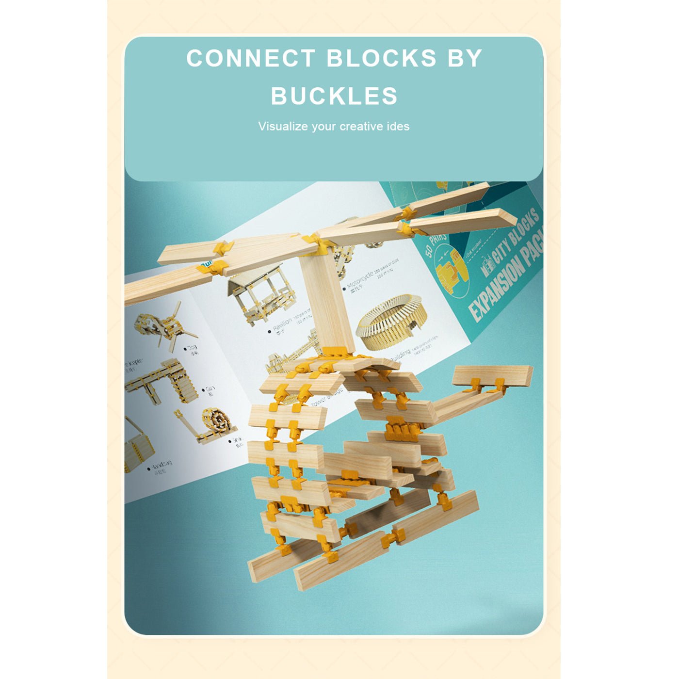 Archimedes Blocks 100pcs Black & White - 0cm