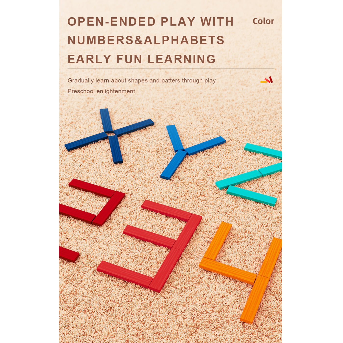 Archimedes Blocks 100pcs Black & White   0cm