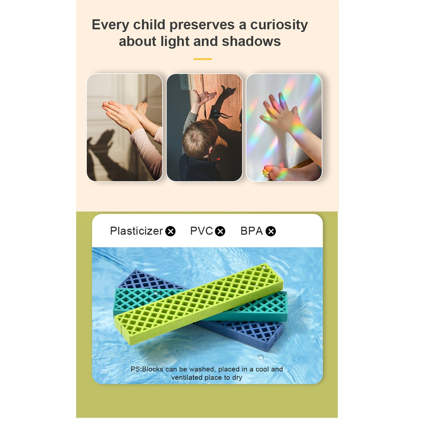 Archimedes Hole Blocks 100pcs Cool   0cm