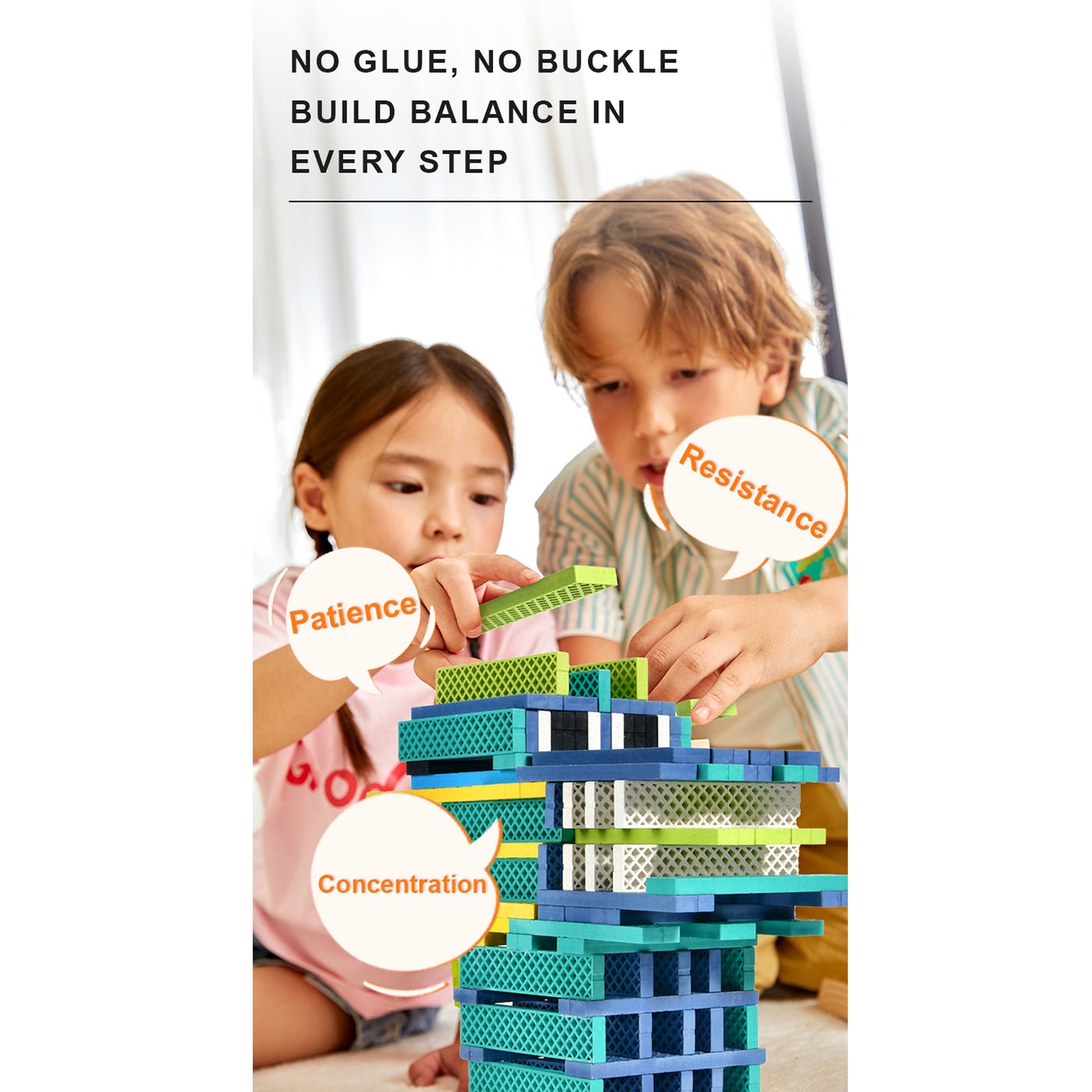 Archimedes Hole Blocks 100pcs Cool - 0cm