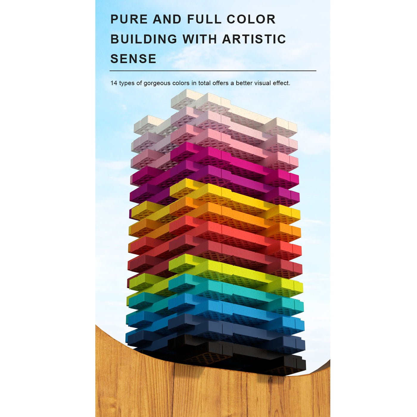 Archimedes Hole Blocks 100pcs Cool   0cm