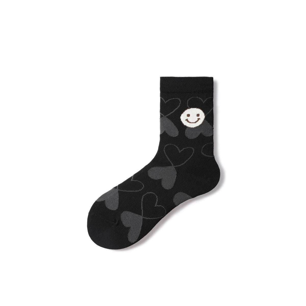 Autumnal All-season Women 5pcs Crew Socks Set - 0cm