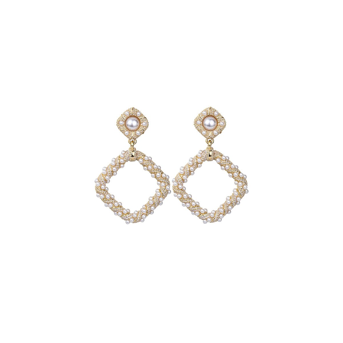 Baroque Glow Gold Earrings - 0cm