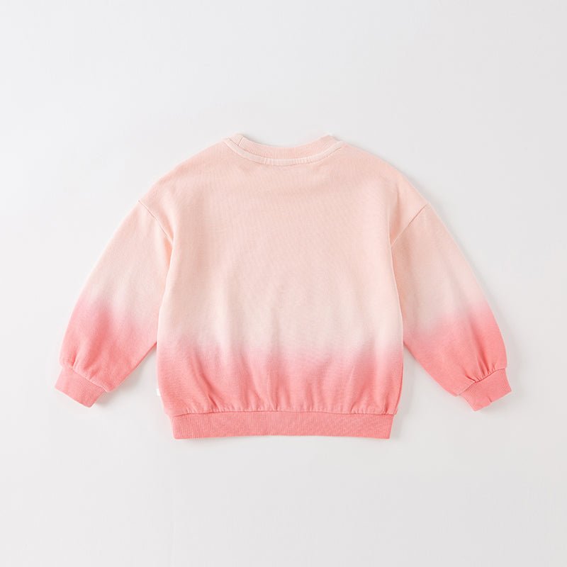 Be Happy Animal Silhouette Unisex Pink Gradient Sweater   0cm