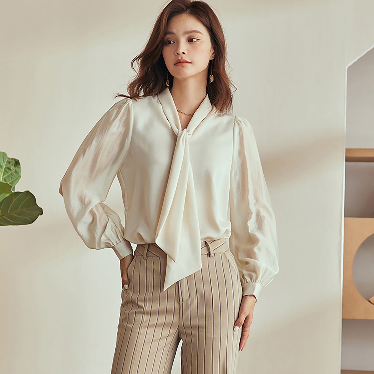 Beautiful 90s Inspired Vintage Apricot Shirt