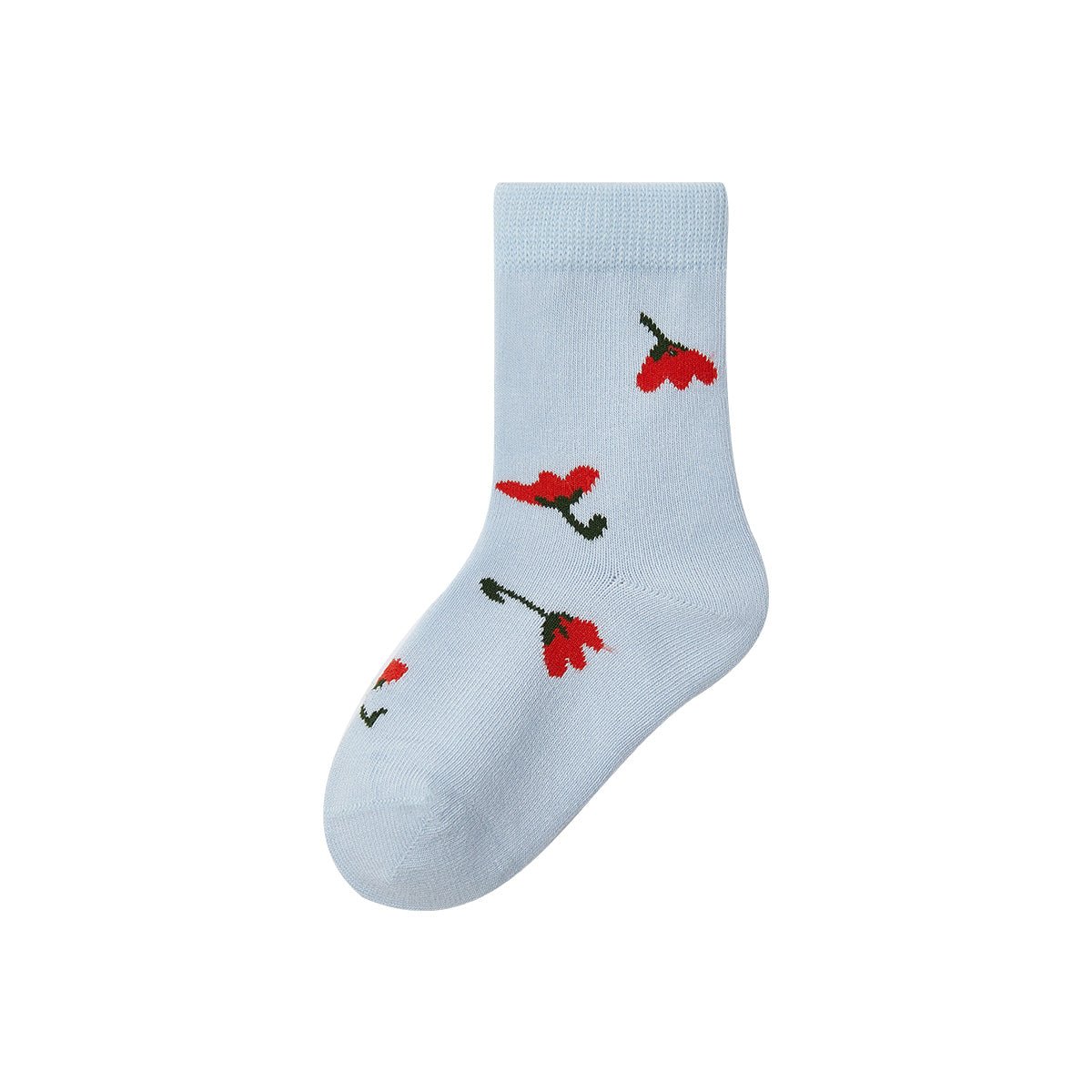 Beautiful Nature Thin Mesh Breathable Girl 5pcs Crew Socks Set   0cm