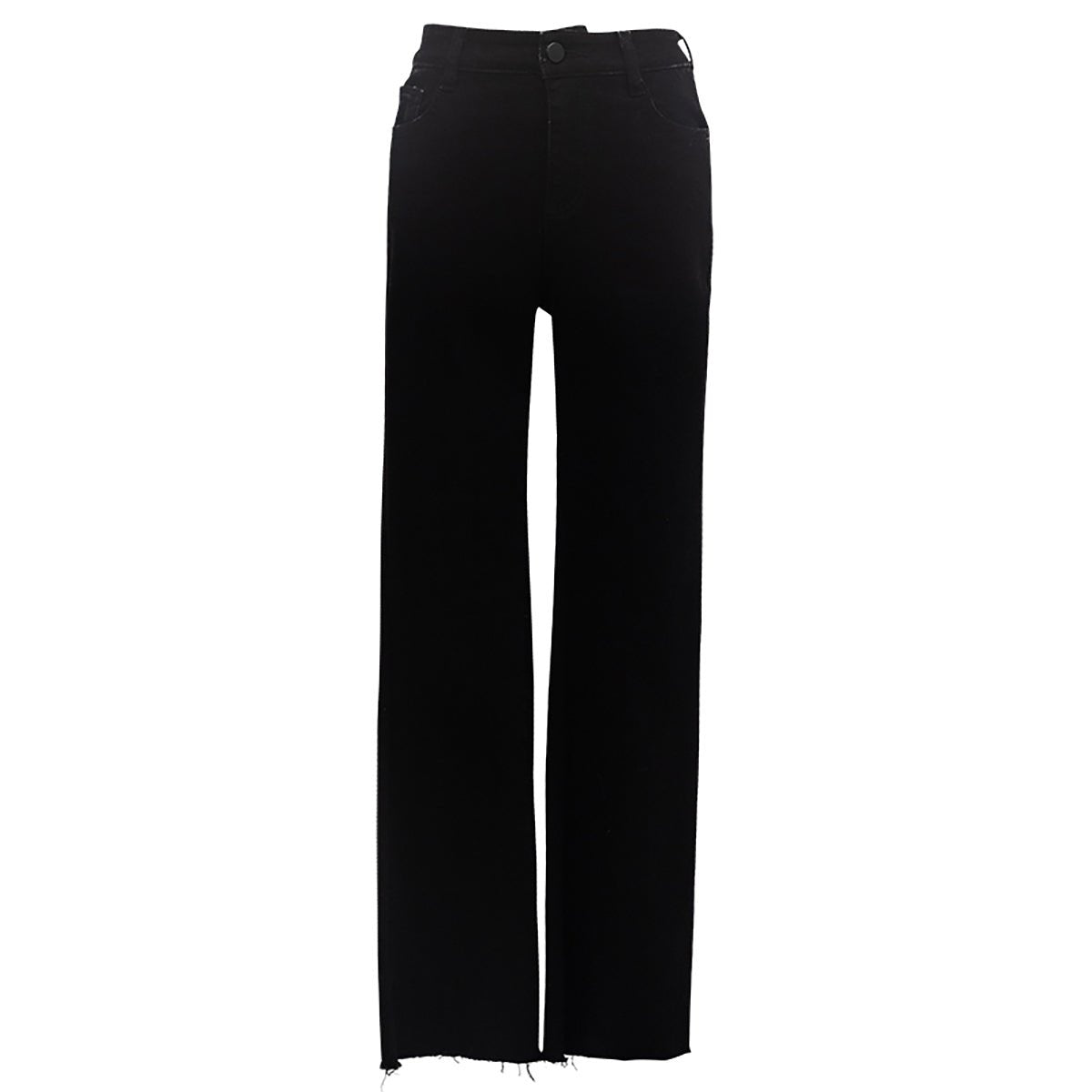 Black Ankle-Length Jeans - 0cm