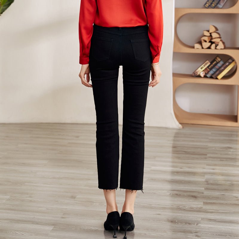 Black Ankle Length Jeans   0cm
