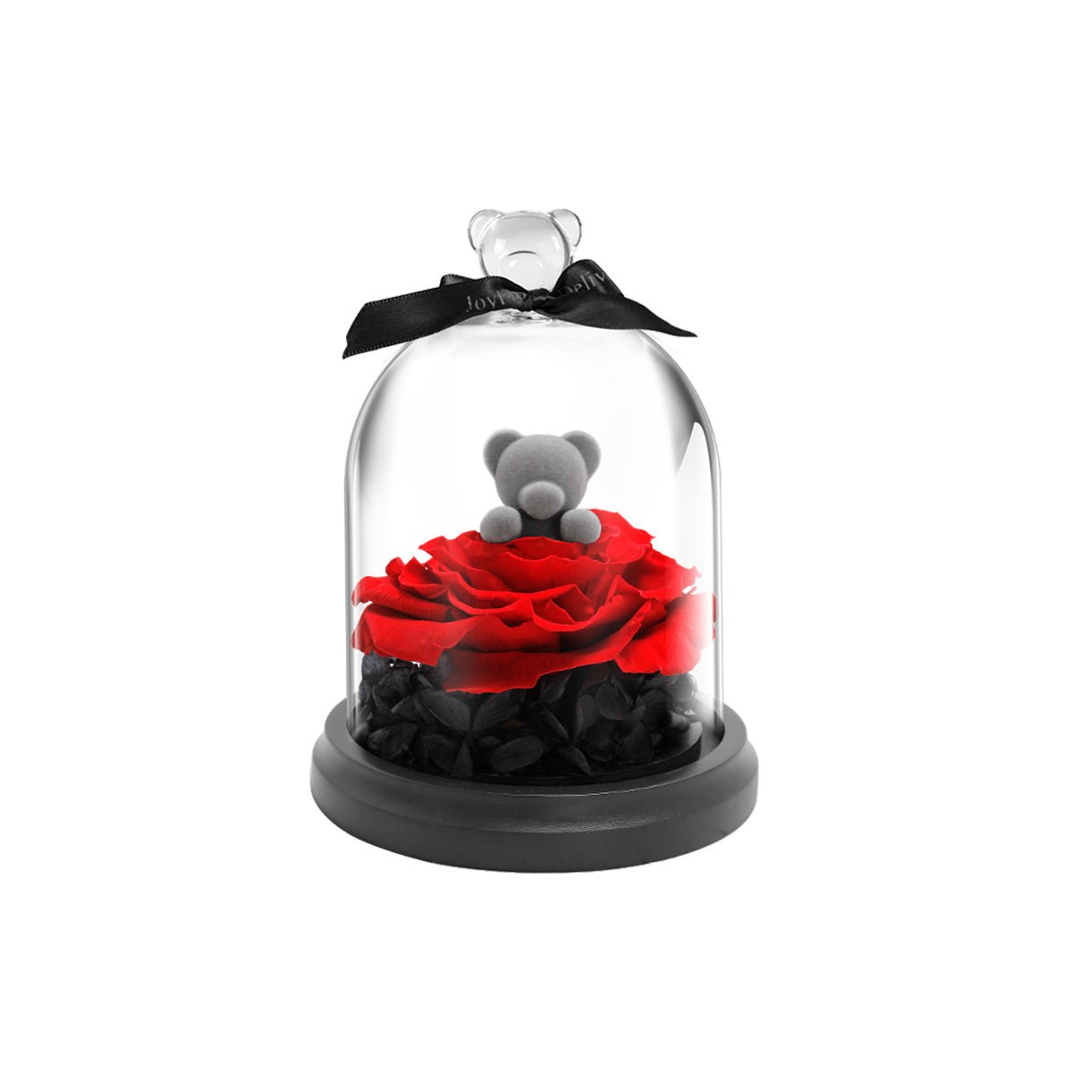 Blooming Heart Eternal Flowers Rose Teddy Bear   0cm