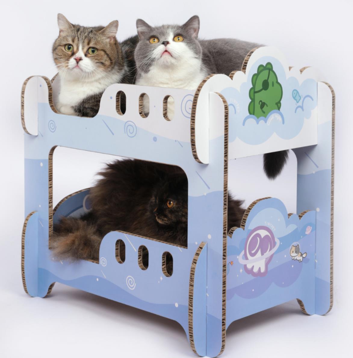 Boys' Dormitory Blue Cat Scratching Board   0cm