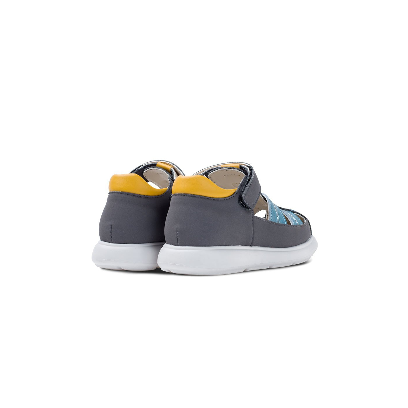 Breeze In Extra Lightweight Anti-slip Kids Grey Sandals - 0cm