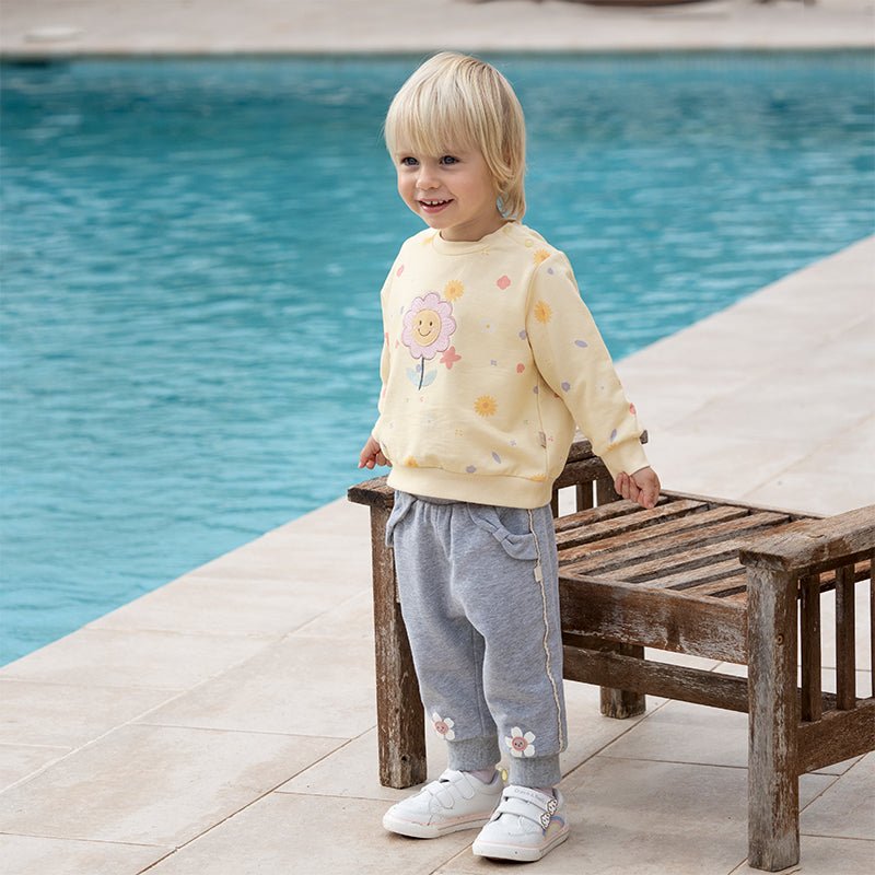 Bright Day Girl Yellow Pullover Sweater   0cm