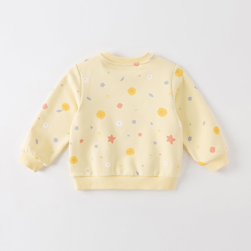 Bright Day Girl Yellow Pullover Sweater   0cm