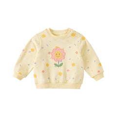 Bright Day Girl Yellow Pullover Sweater